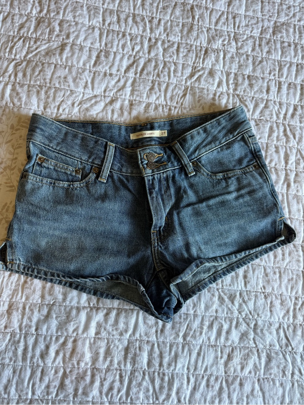 Levi's Superlow Denim Shorts